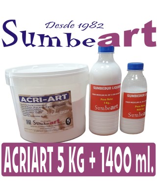 Acriart 5 Kg + 1.400 ml.