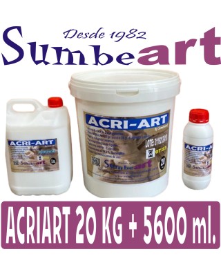 Acriart 20 Kg + 5.600 ml.