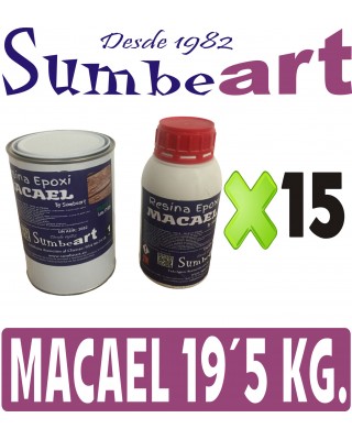 RESINA EPOXI MACAEL 19´5 KG.