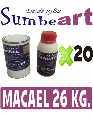RESINA EPOXI MACAEL 26 KG.