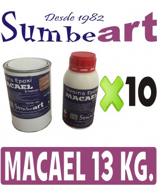 RESINA EPOXI MACAEL 13 KG.