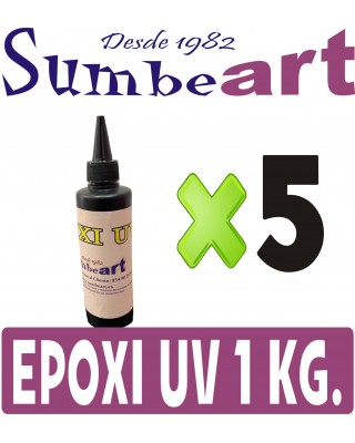 RESINA EPOXI UV 1 KG.