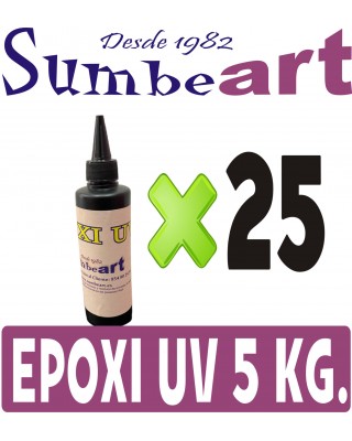 RESINA EPOXI UV 5 KG.