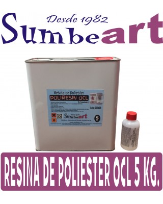 RESINA DE POLIESTER OCL 5 KG.