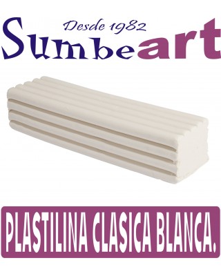 PLASTILINA CLASICA BLANCA