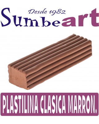 PLASTILINA CLASICA MARRON