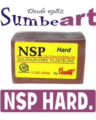 PLASTILINA NSP MARRON HARD