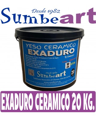 EXADURO CERAMICO BLANCO 20 KG.