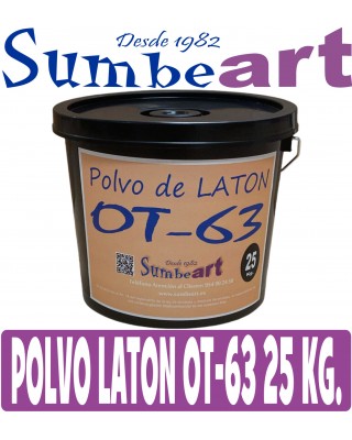 POLVO DE LATON OT-63 25 KG.