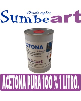 ACETONA PURA 100 % 1 LITRO