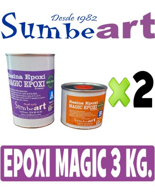 RESINA EPOXI MAGIC 3 KG.