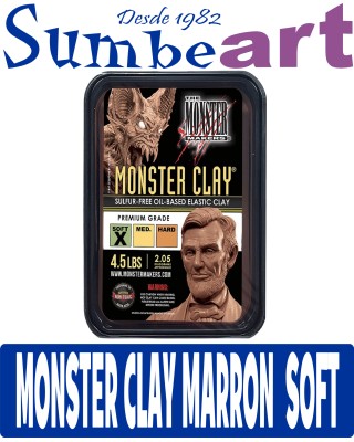 MONSTER CLAY MARRON SOFT