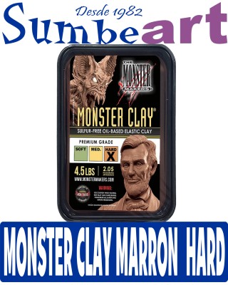 MONSTER CLAY MARRON HARD